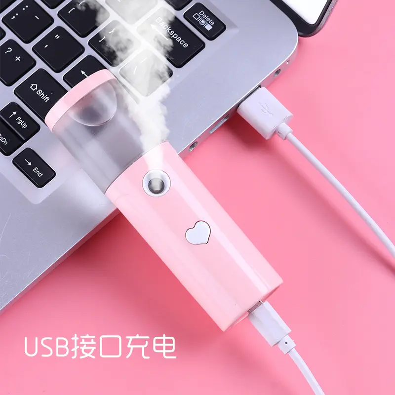 Xịt Làm Đẹp, Mặt Và Mặt, Dưỡng Ẩm, Cầm Tay Và Cầm Tay, Với Công Nghệ Atomization Và Nano, Dụng Cụ Bổ Sung Nước, Có Thể Sạc Lại USB, Thích Hợp Cho Khô Và Dưỡng Ẩm, Bán Buôn Có Sẵn 3
