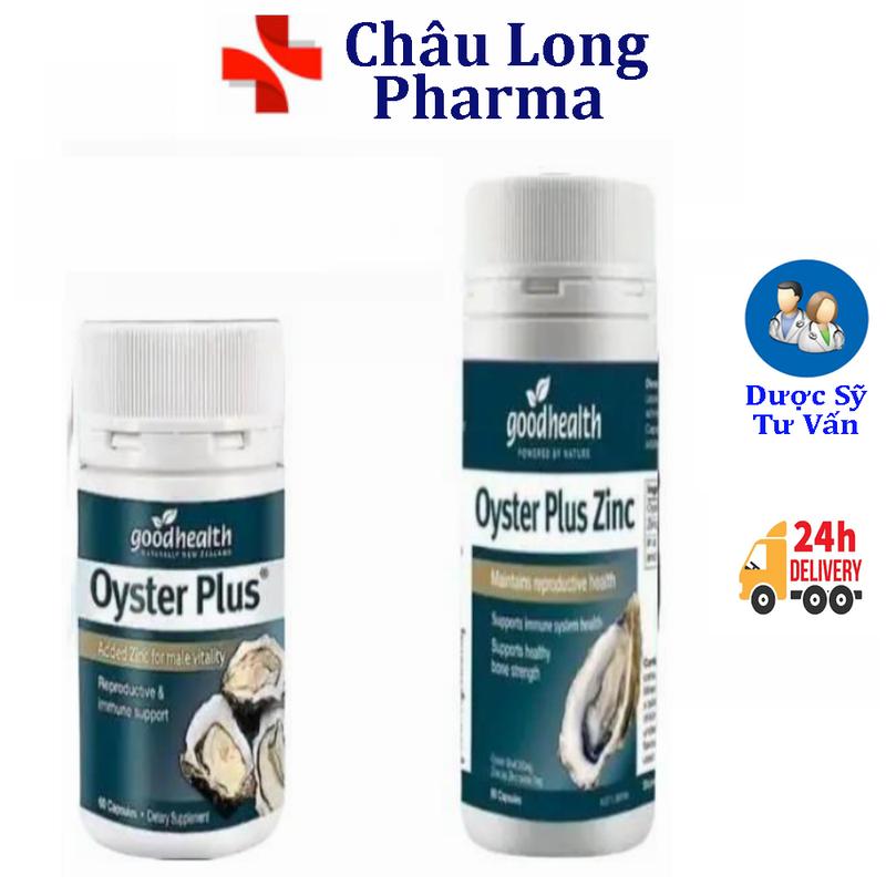 Viên uống Hàu lùn Plus + Hàu cao bổ sung kẽm cho nam giới - Hộp 60 viên