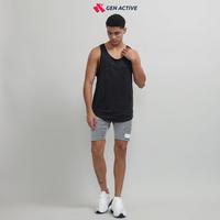 Gambar Kaos Singlet Sleeveless Pria Dryfit Gen Active - Baju Tank top Olahraga Running Gym Fitness Sport - WHITE, M dari GEN ACTIVE Kota Administrasi Jakarta Selatan 3 Tokopedia