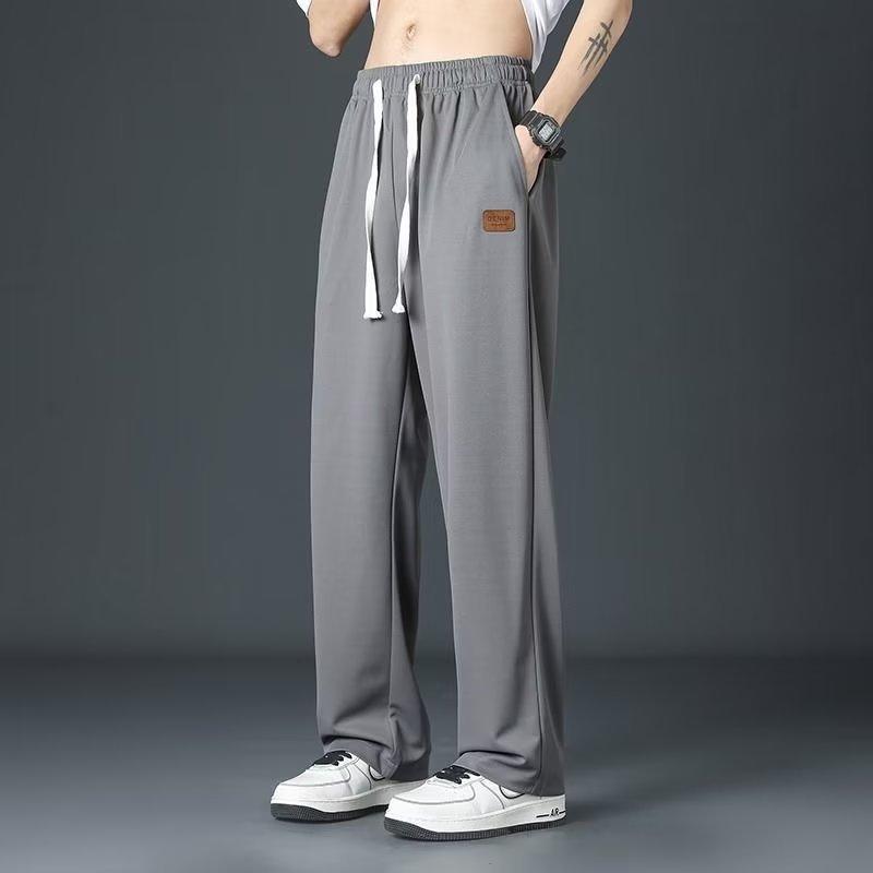 Product Introduction of Chotoya men's trouser Korean baggy pants Taslan casual pants for men Menswear Lingerie Pocket Beige Plain Tropical 14