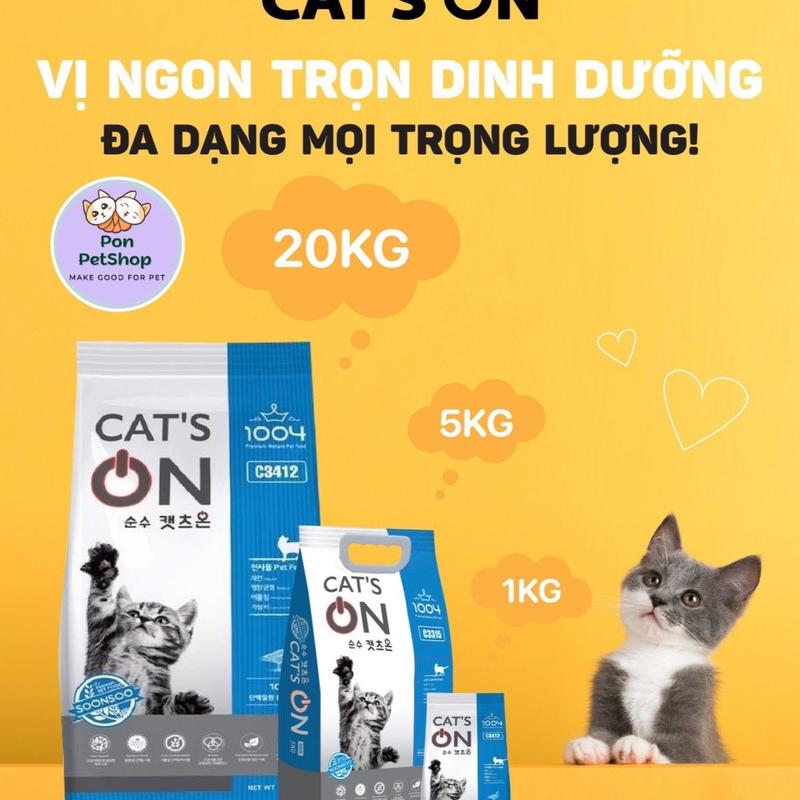 Hạt cho mèo Cat’s on 20kg - cat on cho mọi lứa tuổi Cat on cats on