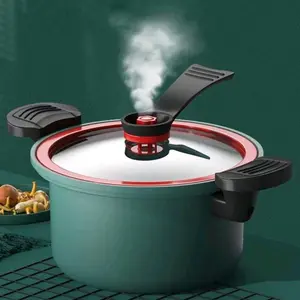 Panci Presto 3.5Liter Teflon Micro Pressure Cooker Micro Pot ANTI LENGKET Panci Masak Serbaguna