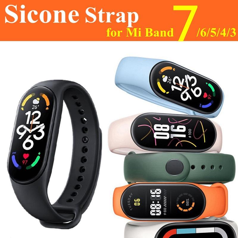 Dây đeo cho Xiaomi Mi Band 7 6 5 4 3 Dây đeo vòng tay Correa Dây đeo đồng Đồng Hồ thông minh Thích hợp cho Xiao Miband 7 Dây đeo cổ tay Tương thích với Mi Band 3 4 5 6 Thiết kế tuyệt vời