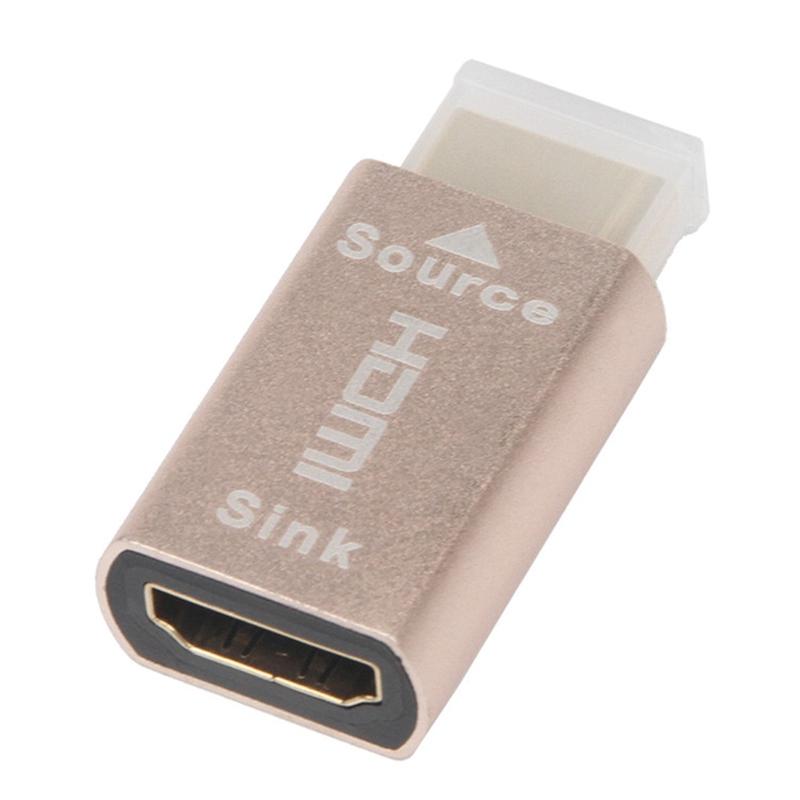 Giá đỡ tín hiệu màn hình khóa HDMI, Bộ điều hợp ảo KVM HDMI2.0, Phích cắm giả…