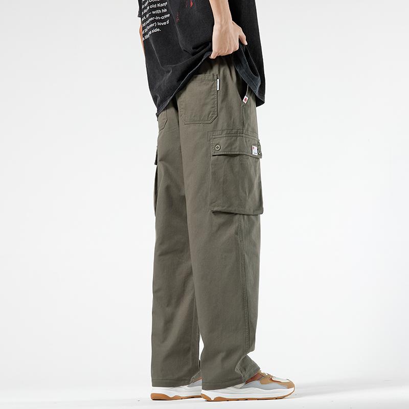 Product Introduction of 2025 Men's Work Pants, American Style, Loose Fit, Straight Cut, Easy to Match with Outfits, Summer INS Fashion Tide Handsome High Quality Man Clothing 2