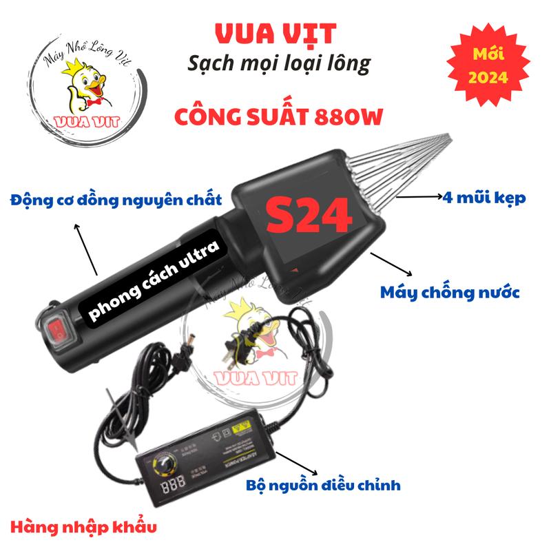 S24ULTRA Siêu Máy Nhổ Lông Vịt 4 mũi kẹp công suất 880W