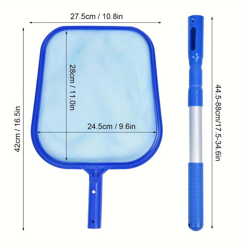 Product Introduction of Swimming Pool Leaf Skimmer Net & Leaf Rake Net Set, Professional Pool Cleaning Net, Pool Maintenance Tool, Clean Pool Liners, Spas, Ponds and Inflatable Pool 2