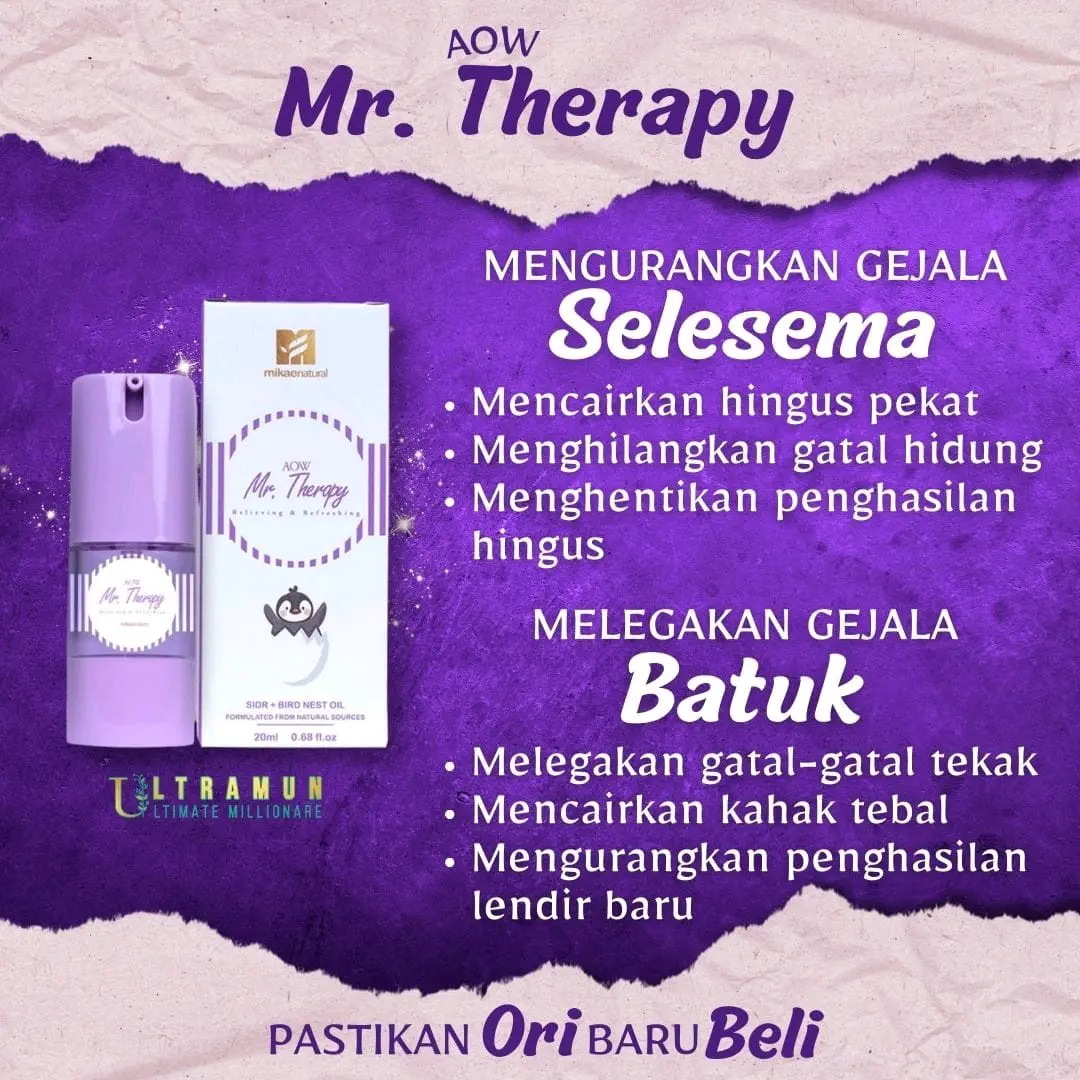 Mr Therapy Oil AOW Organic Minyak