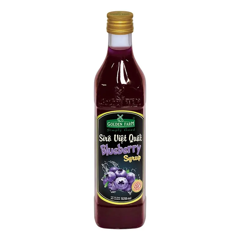 chai chiết lẻ Siro Golden Farm chai 120ml dùng làm bánh, kem, kẹo dẻo, thạch, mojito 1