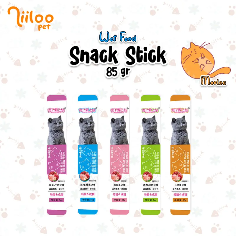 SNACK KUCING STICK - Cemilan Kucing Lezat & Bergizi wet  food 0