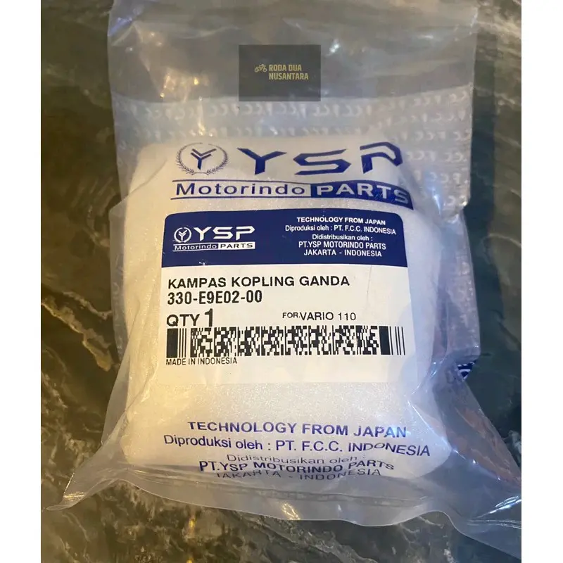 Kampas Kopling Ganda Vario 110 kode KVB Original FCC (OFFICIAL DISTRIBUTOR YSP)
