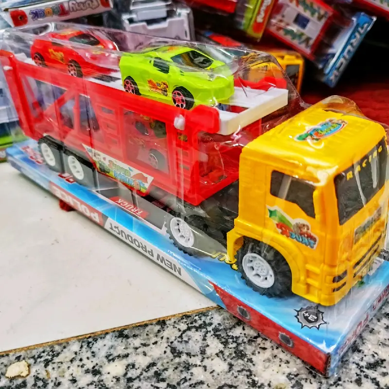 Đồ chơi xe tải chở xe oto Toy 0