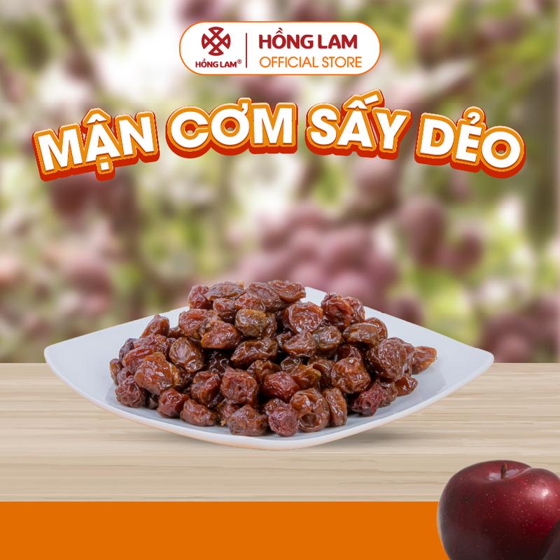 Ô Mai Mận Cơm Sấy Dẻo Hồng Lam - Vị Chua Ngọt Dẻo - Hộp (200gr,435gr )