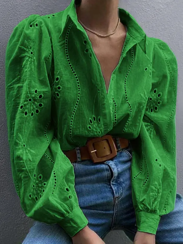 Women's Solid Color Top, Casual Fashion Top for Summer, Women's Clothing for Daily Wear, Blouse 4