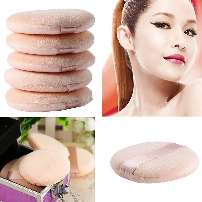 1Pc Soft Velvet Cotton Cosmetic Puff Portable Dry Puff Makeup Sponge Beauty Makeup Tools