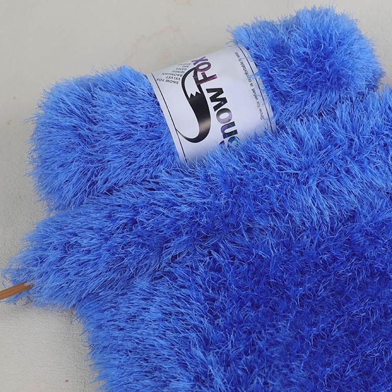 Product Introduction of 98g/Roll Double-Sided Fluffy Knitting Yarn DIY Hat Scarf Sweater Winter Warm Crochet Thread DIY Sewing Accessories 17