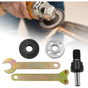 2 Conjuntos accesorios de taladro eléctrico de mano(5 piezas por juego), con barra ajustable de longitud del taladro eléctrico del molino de ángulo de 10 mm, compatible con taladros cable y sin cable, uso profesional, resistente y duradero