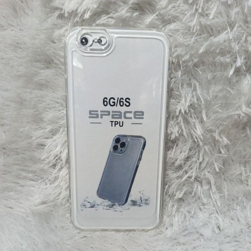 Softcase Casing IP 6G 6S Case silikon Clear Bening transparan pro Camera+ pelindung Camera bahan full karet tahan lama 6