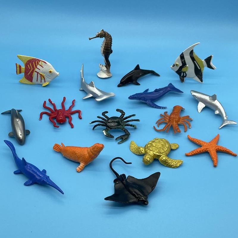 16Pcs/53Pcs Mainan Hewan Animal Besar / Animal Figurine / Sea Animal / Wild Animal 8