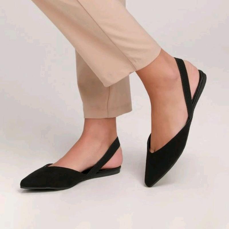Sandal wanita selop flat shoes karet belakang BP 12 0