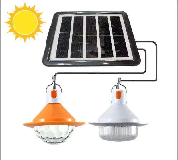 Lampu LED Tenaga Surya UFO Bohlam Lampu Emergency Lampu Pesta Lampu Berkemah Lampu Luar Ruangan