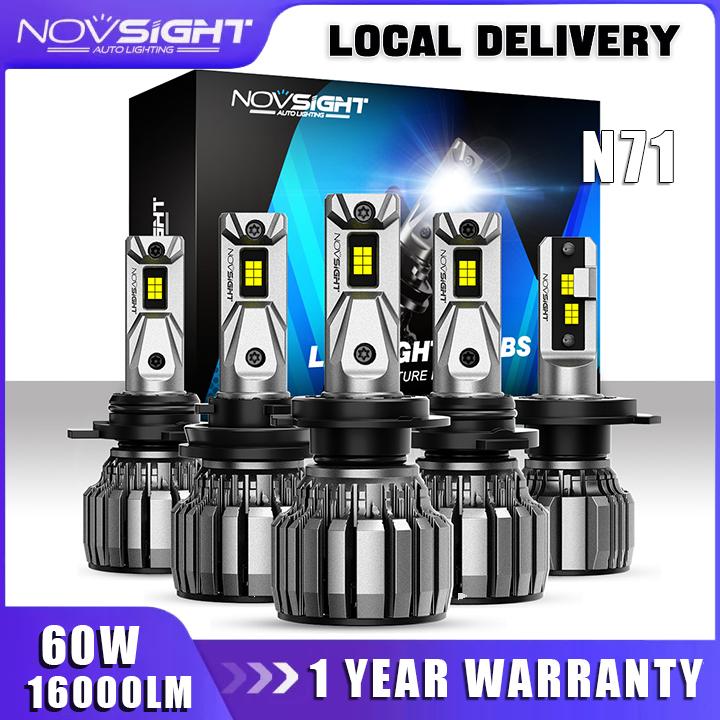 Novsight 1 Pair (2pcs) N71 H4 H7 H11 9005 HB3 9006 HB4 60W / - TikTok ...