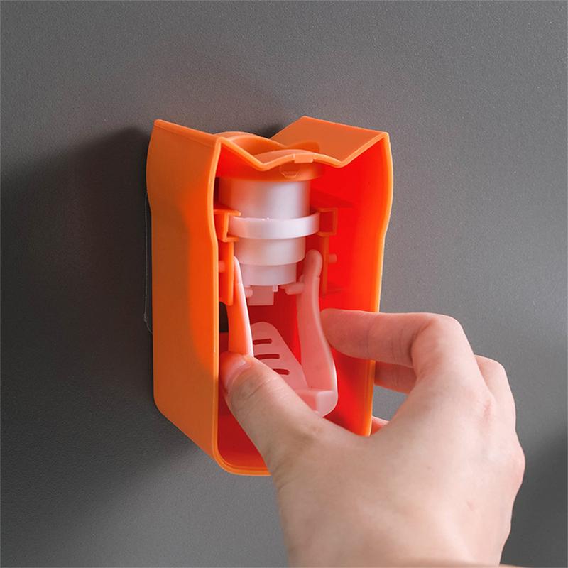 Máy Bóp Kem Đánh Răng Kem Đánh Răng Tự Động, Thiết Kế Hoạt Hình, Dụng Cụ Bóp Kem Đánh Răng, Dụng Cụ Sáng Tạo Cho Trẻ Em, Không Cần Đục Lỗ, Với Miếng Dán 6