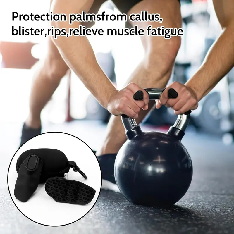 Silicone Finger Grip Strengthener, 1 Set Non-slip Fitness Grip, Hand Strengthener for Dumbbell and Barbell, Gym Fitness Equipment for Home Gym, Summer Essentials 4