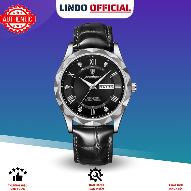 Đồng hồ nam chính hãng chống nước P615DEN