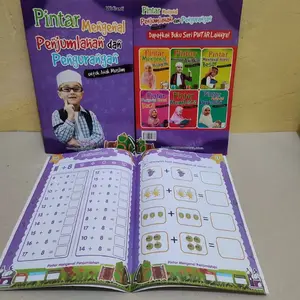 Buku Pintar Mengenal Penjumlahan dan Pengurangan untuk Anak Muslim Full Color