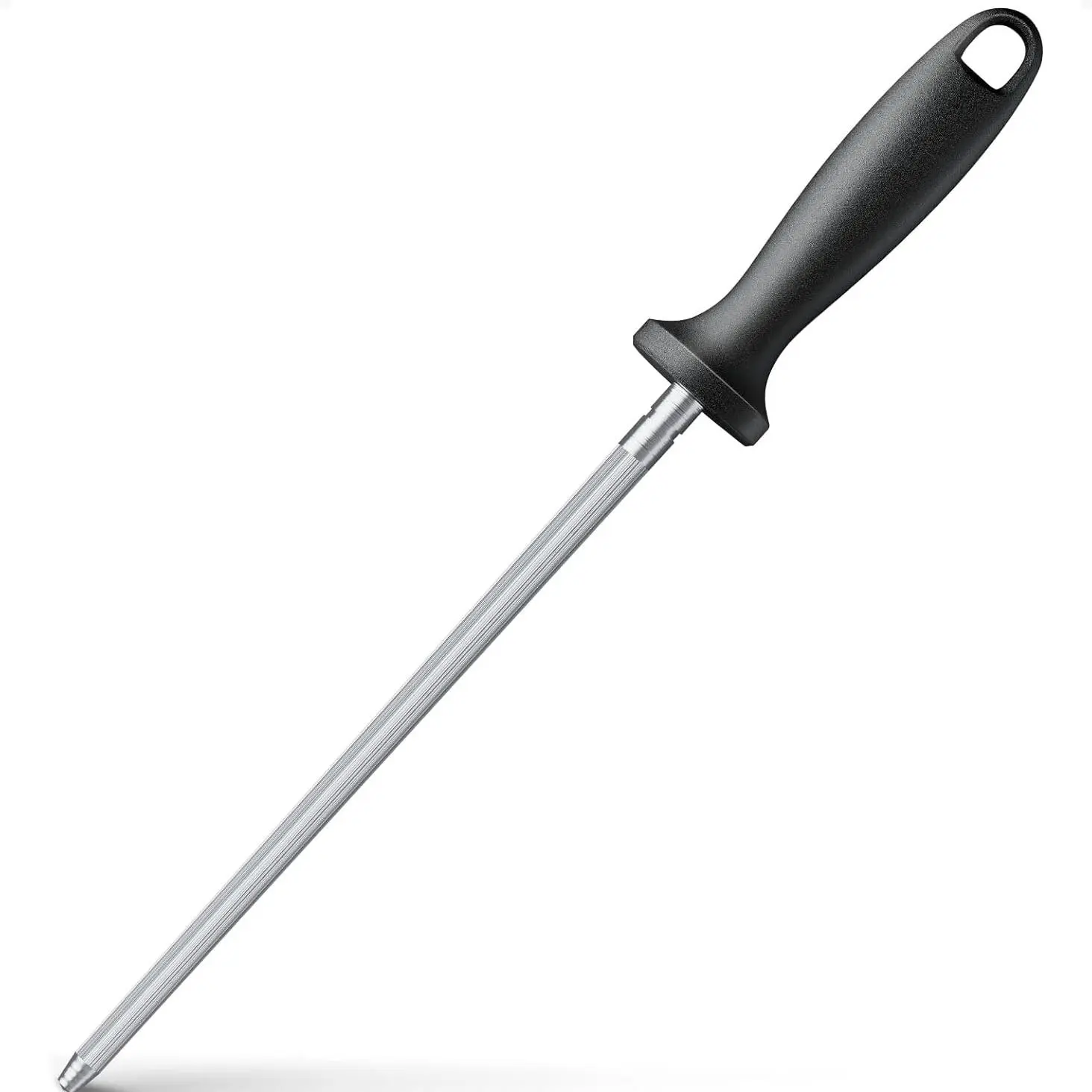 Kitchen Knife Sharpener, 1 Count Professional Knife Sharpening Steel, Knife Sharpening Rod with Hanging Hole, Kitchen Knives Sharpener