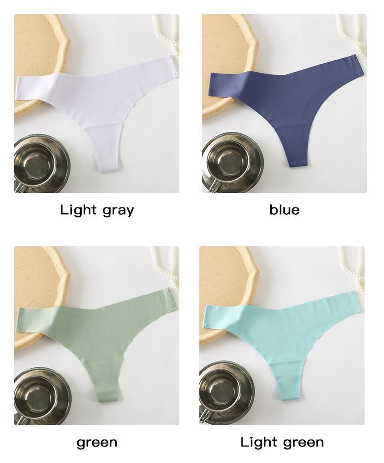 Product Introduction of Đồ Lót Lụa Lạnh Dành Cho Nữ, Cạp Thấp, Thân Thiện Với Làn Da, Màu Trơn Ngoại Cỡ, Đáy Quần Cotton, Gợi Cảm, Giảm Giá, [Giảm Giá] 11