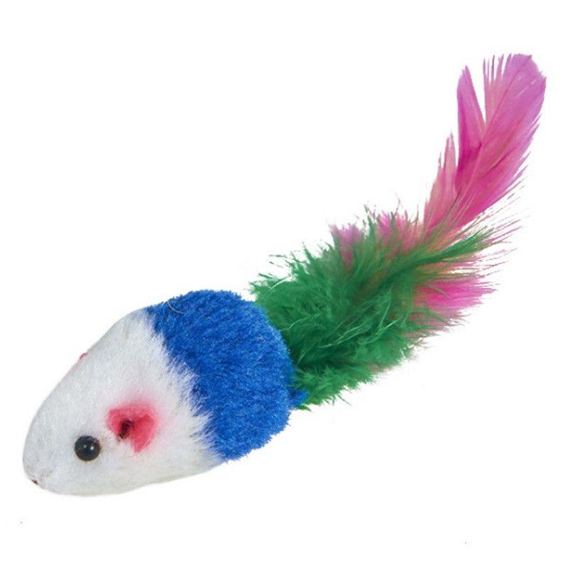 Product Introduction of Cat toys, simulated mice, funny cats, fake mice, feather mice, kittens self-hilarious plush mouse pets, cat toys 8