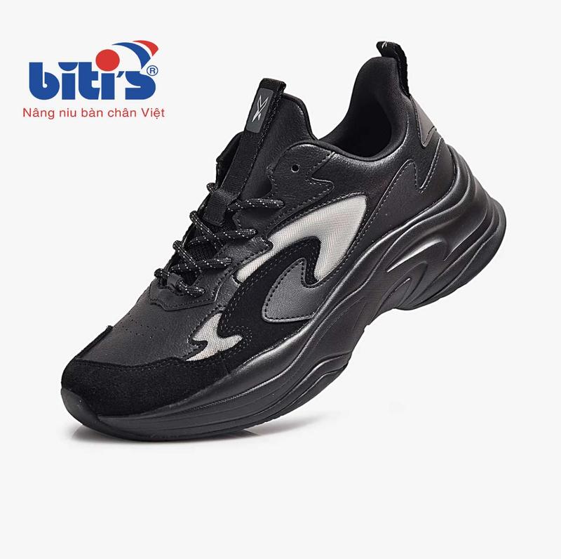 [ Bitis Mẫu Mới] Giày Đôi Nam - Nữ Biti’s Hunter X Dune - Midnight 2K23 HSM004200DEN/HSW004200DEN ( Đen )