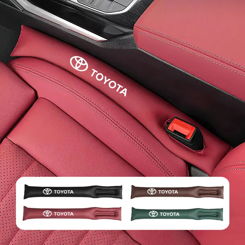 Palam lubang tempat duduk kereta, jalur simpanan kalis bocor untuk Toyota Vios Raize Wigo Yaris Veloz Fortuner Avanza Agya Innova Corolla Harrier GR Sport TRD, aksesori, 1 / 2 keping  Car Accessories