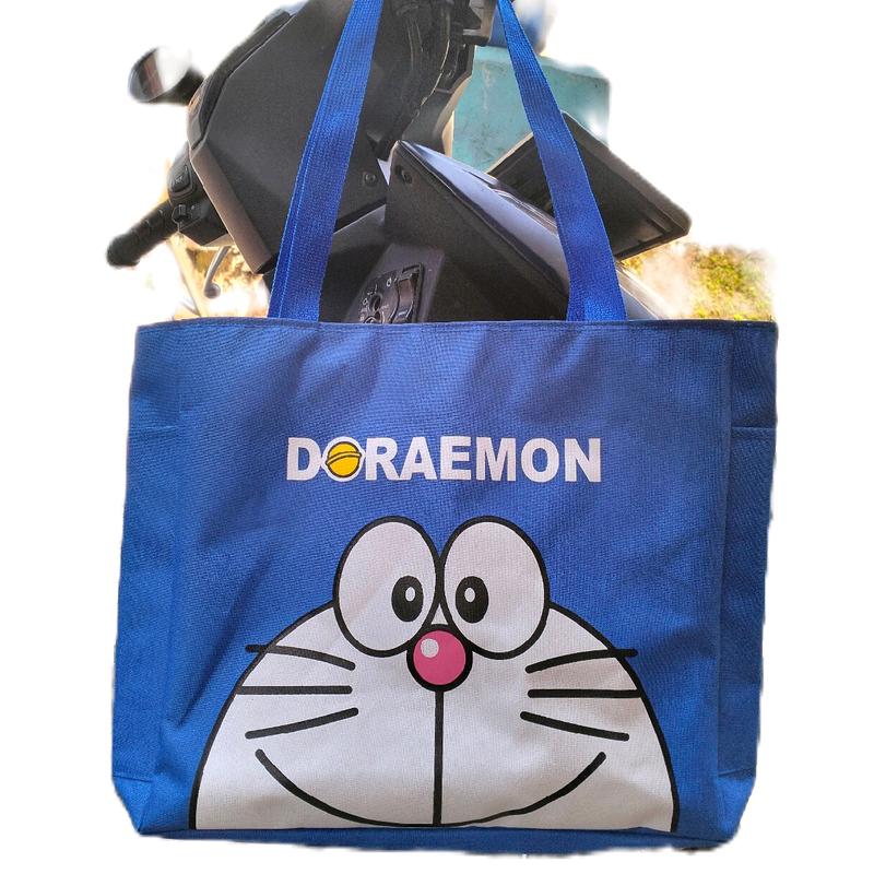 tote bag karakter Doraemon blue, tas piknik , tas serbaguna 5