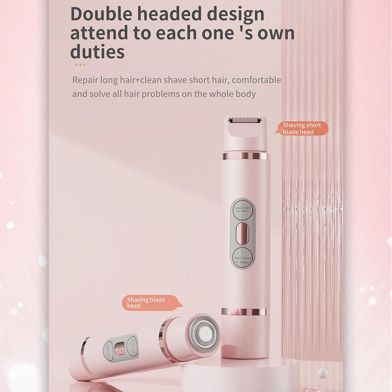 Women Shaver Efficient Hair Removal Tool Rechargeable Hair Trimmer Plastic Texture for Face Lip Chin Wet and Dry Use 5
