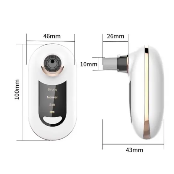 Máy Hút Mụn Cầm Tay Mini Tích Điện, 3 Cấp Độ Hút Mụn Đầu Đen Mụn Cám Sợi Bã Nhờn Skincare 6