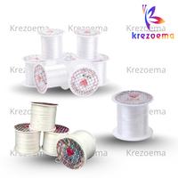 Gambar Tali Benang Karet Serat Elastis Kualitas Super Bahan Merangkai Gelang Kalung Aksesoris Diy Craft dari Krezoema shop Kab. Madiun 3 Tokopedia