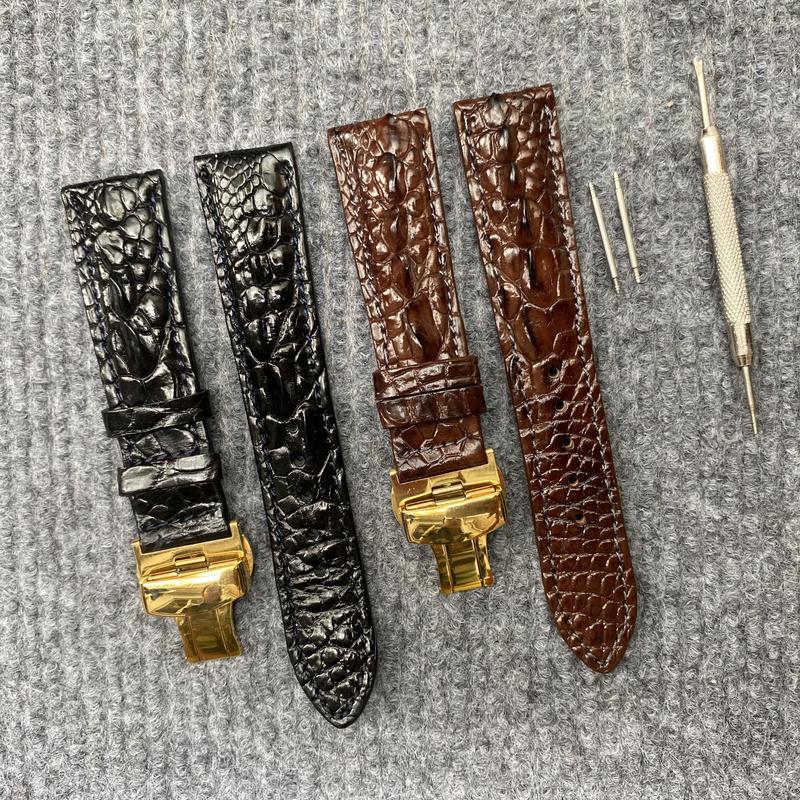 5.5 Dây đồng hồ DA CÁ SẤU,SẢN PHẨM GỒM : 1 DÂY + 1 KHÓA, 2 CHỐT THÔNG MINH, và 1 CÂY THAY DÂY