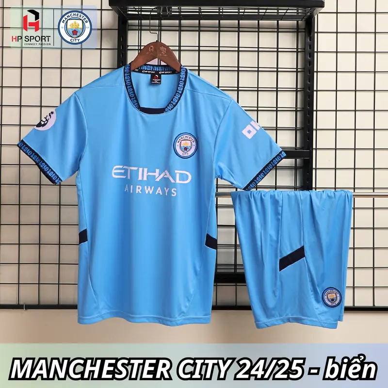 BỘ QUẦN Áo BÓNG ĐÁ MANCITY XANH BIỂN - 2024 2025   Top Sport 0