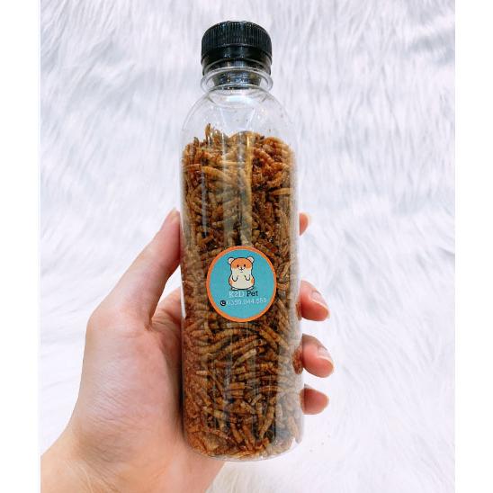  Sâu rang khô sâu sấy khô cho Hamster sóc nhím chim sóc bay chai 330ml 