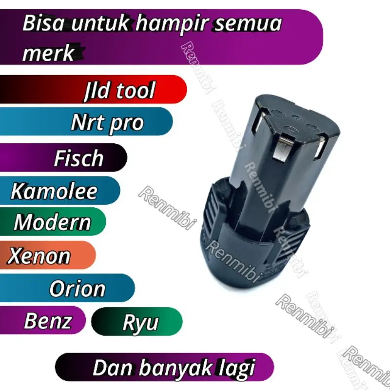 baterai batrai bor cordless 12v volt batre 1