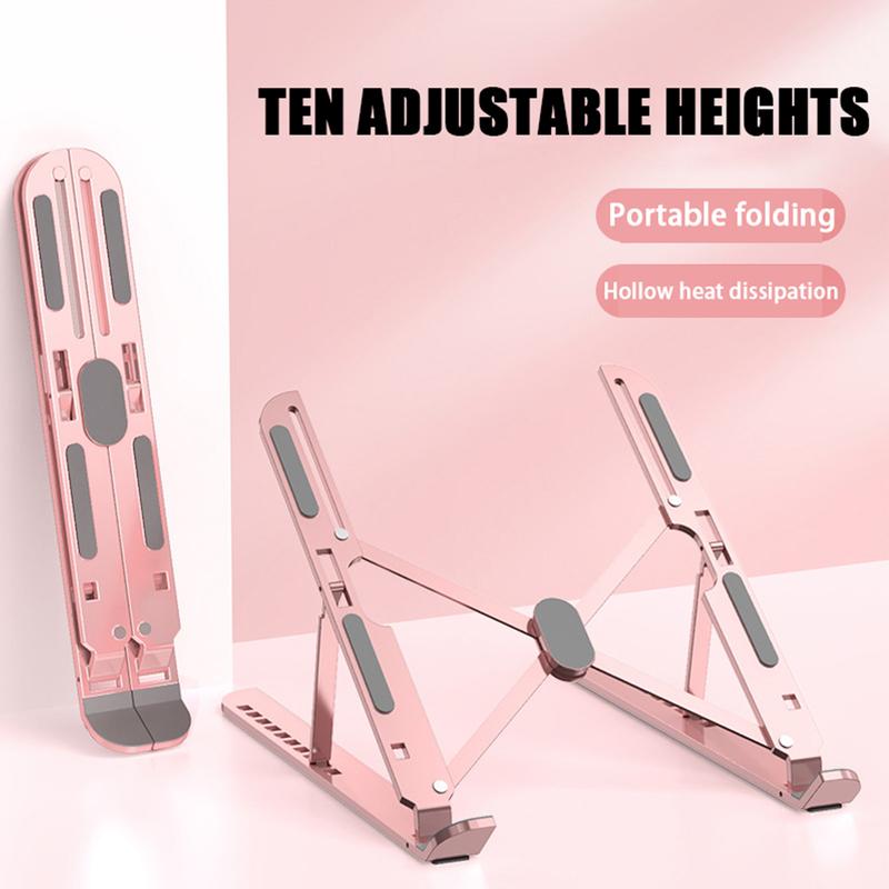 Giá đỡ máy tính xách tay di động, giá đỡ máy tính có thể điều chỉnh góc 10 vị trí tiện dụng, tương thích với tất cả các máy tính xách tay và iPad