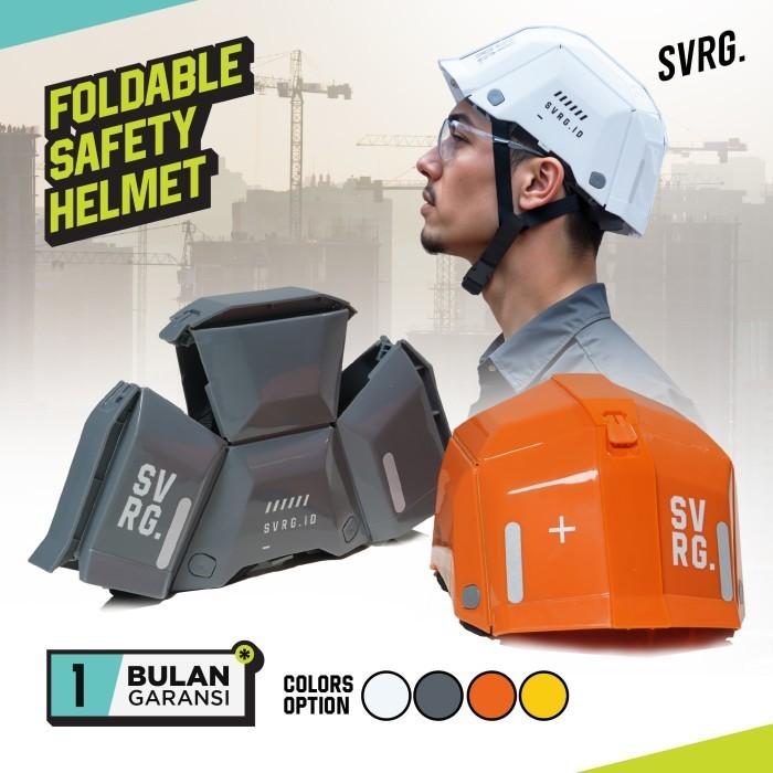 Promo SVRG Foldable Safety Helmet - Collaborate Helm - Helm Sport Lipat ...