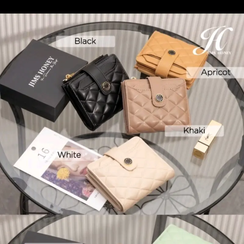 Jims Honey Dompet Lipat Tiwy Wallet Freebox Kulit Uang Wanita 3
