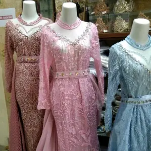 Baju Pengantin Brukat Dan Ekor All Item /Gaun/Dress