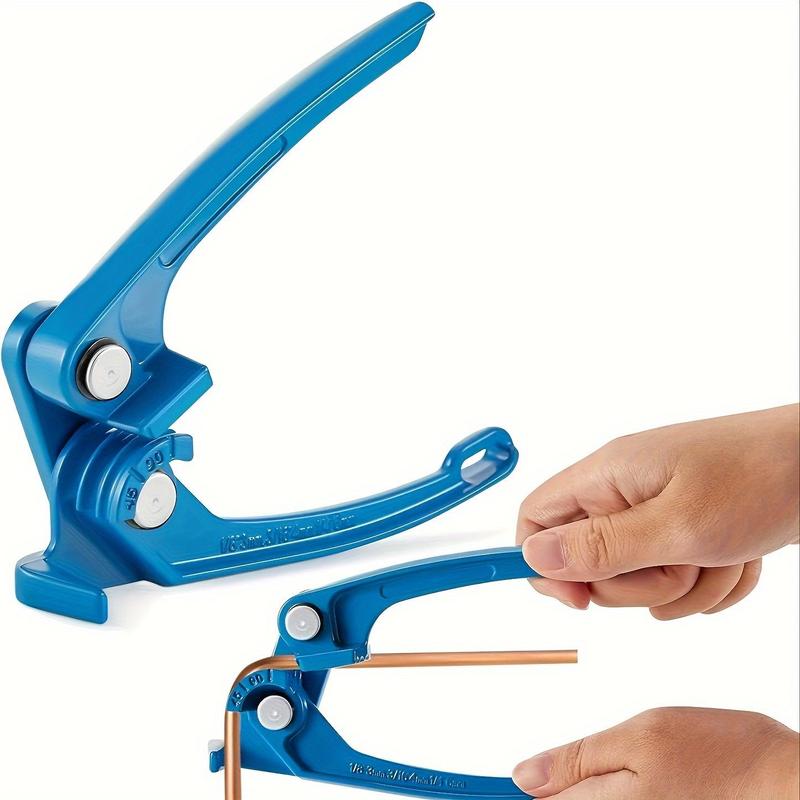 Product Introduction of 0-180 Degrees Pipe Bender, 1 Count 3 in 1 Copper Bender for 1/4 5/16 3/8 Tubing, Manual Tubing Bender for Copper, Brass, Aluminum and Thin Steel Pipes 0