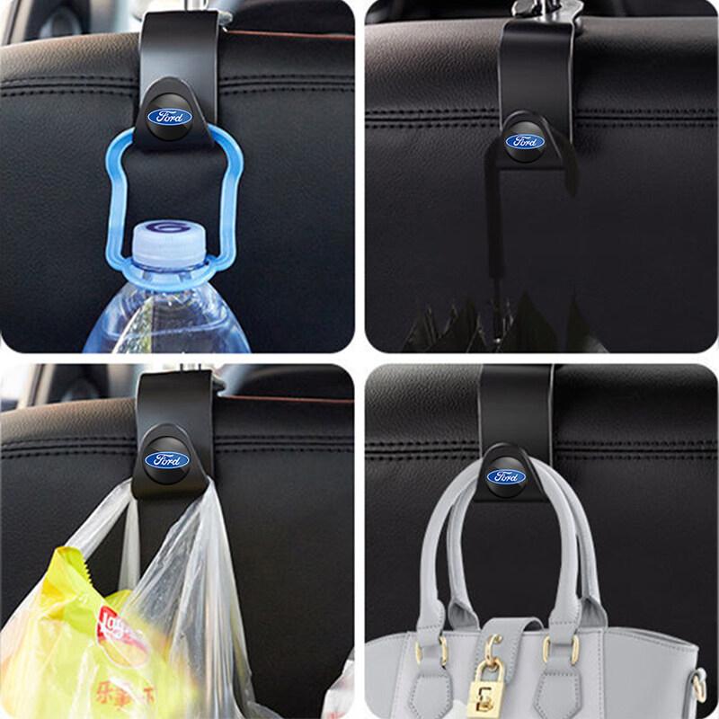 Product Introduction of 4PCS/8PCS Car Seat Back ABS Hook Multi-function Creative Hidden Hook Storage Accessories Suitable for Ford Ranger Mustang Ecosport Everest Focus Fiesta Explorer 16