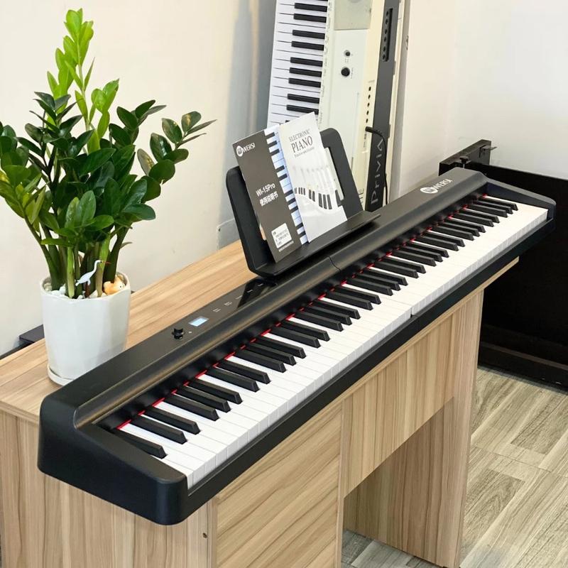 [MUA 1 TẶNG 1] Đàn Piano gập gọn Wersi WI-15pro cao cấp-phím nặng cảm lực tốt-Full 6 món phụ kiện-Tặng 1 chân đàn chữ X